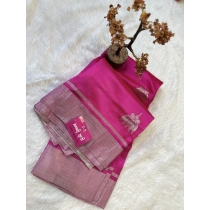 Pink Lotus Chanderi