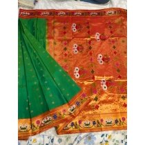 Small border paithani