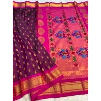 koyari butta kalanjali paithani