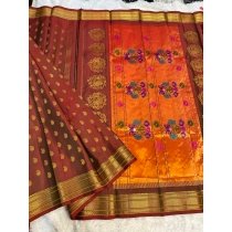 koyari butta kalanjali paithani