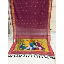 Cotton Paithani Saree