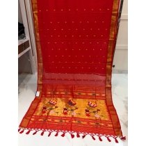 Cotton Paithani Saree
